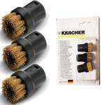 Zestaw szczotek okrągłych z mosiężną szczeciną